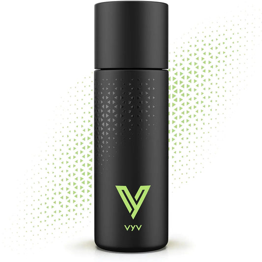 VYV Smelling Salts Squeezable Nasal Inhaler | Ammonia Inhalant | Instant Wake Up | Mint Essential Oil + Menthol | Pocket-Sized | 100+ Uses | Weightlifting Powerlifting Athlete & Festival Essentials