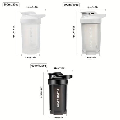 Stainless Steel Protein Shaker Cup with Mixing Ball